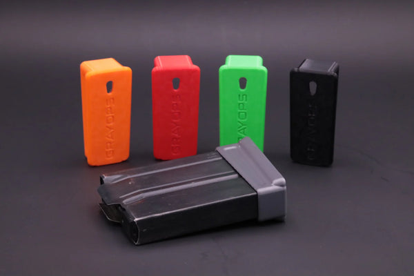 Grey Ops AICS Magazine Base Pad-Gun Metal