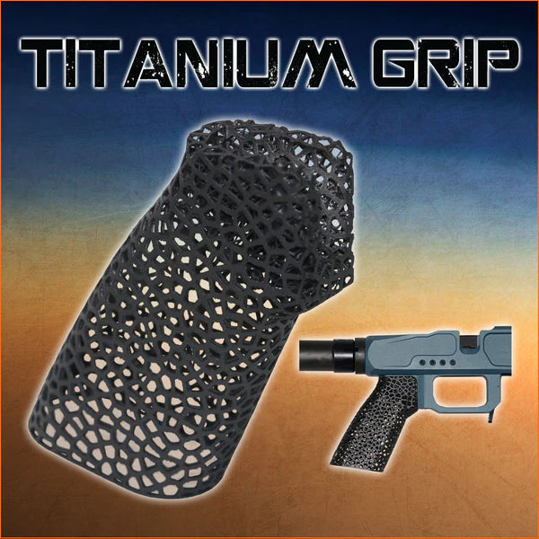 3DG 3D PRINTED TITANIUM PISTOL GRIP - BLACK