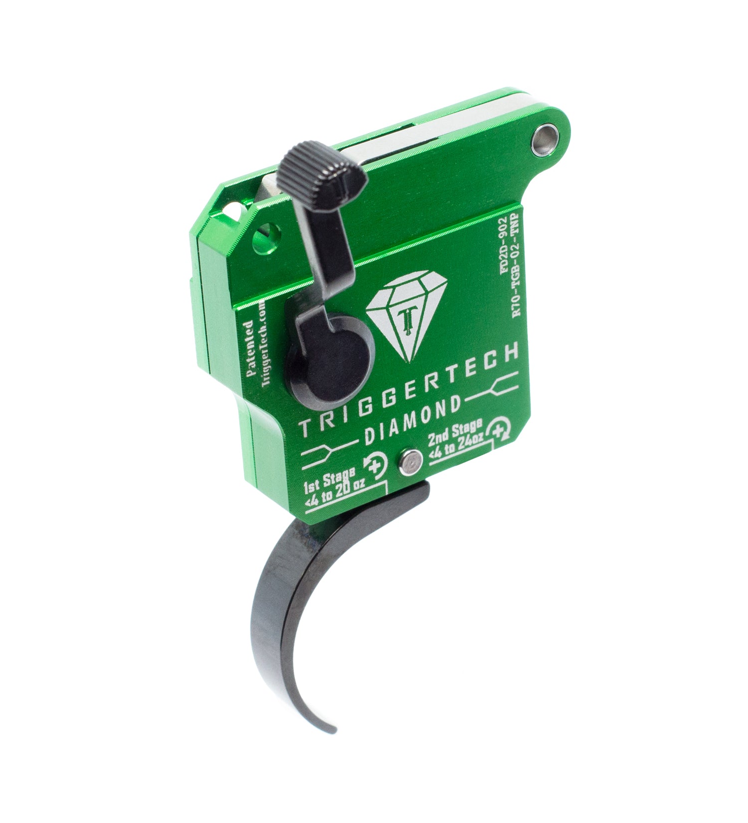 TRIGGERTECH DIAMOND 2 STAGE GR PRO CURVED SHOE NO BOLT RELEASE, CLONE