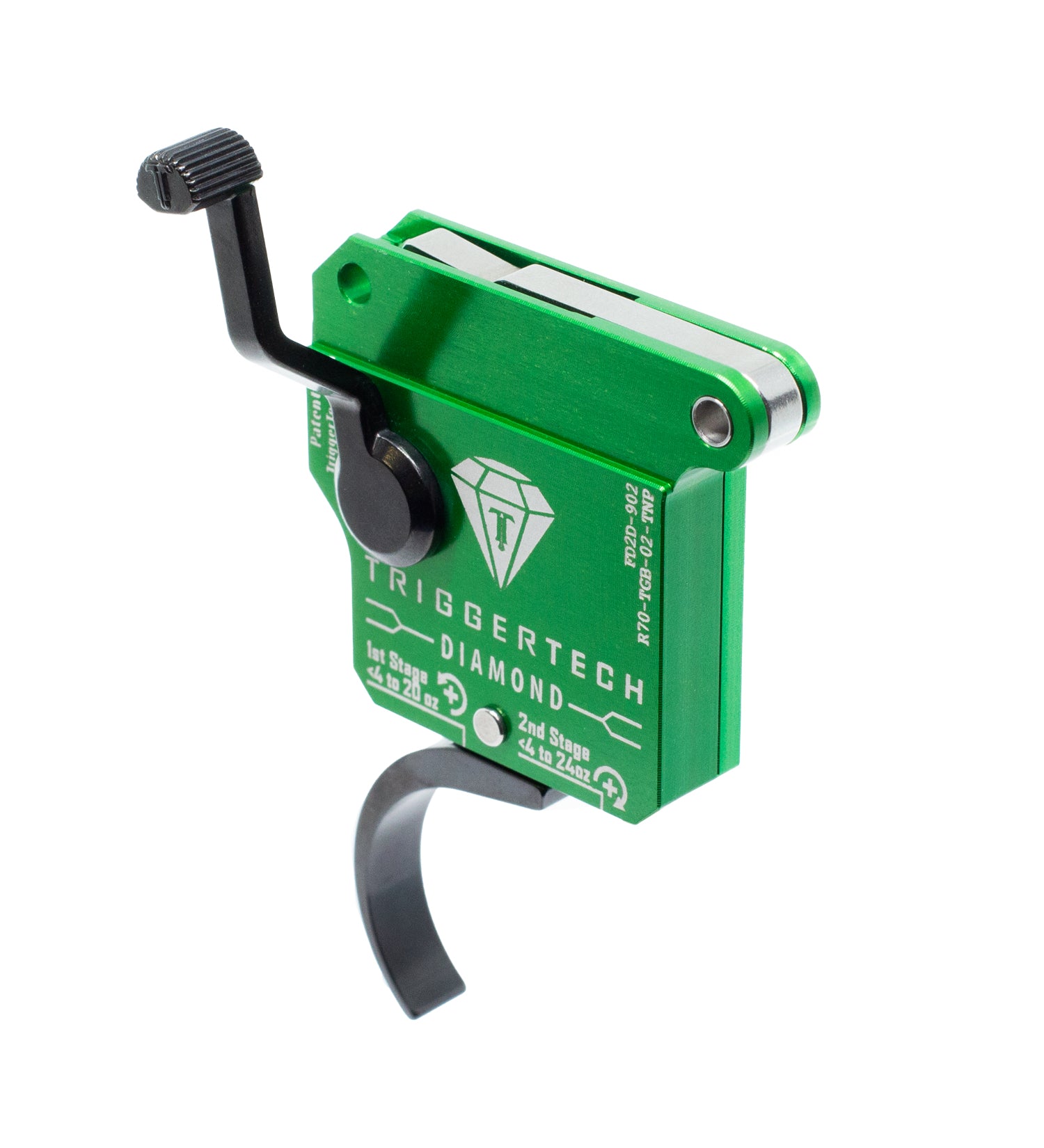 TRIGGERTECH DIAMOND 2 STAGE GR PRO CURVED SHOE NO BOLT RELEASE, CLONE