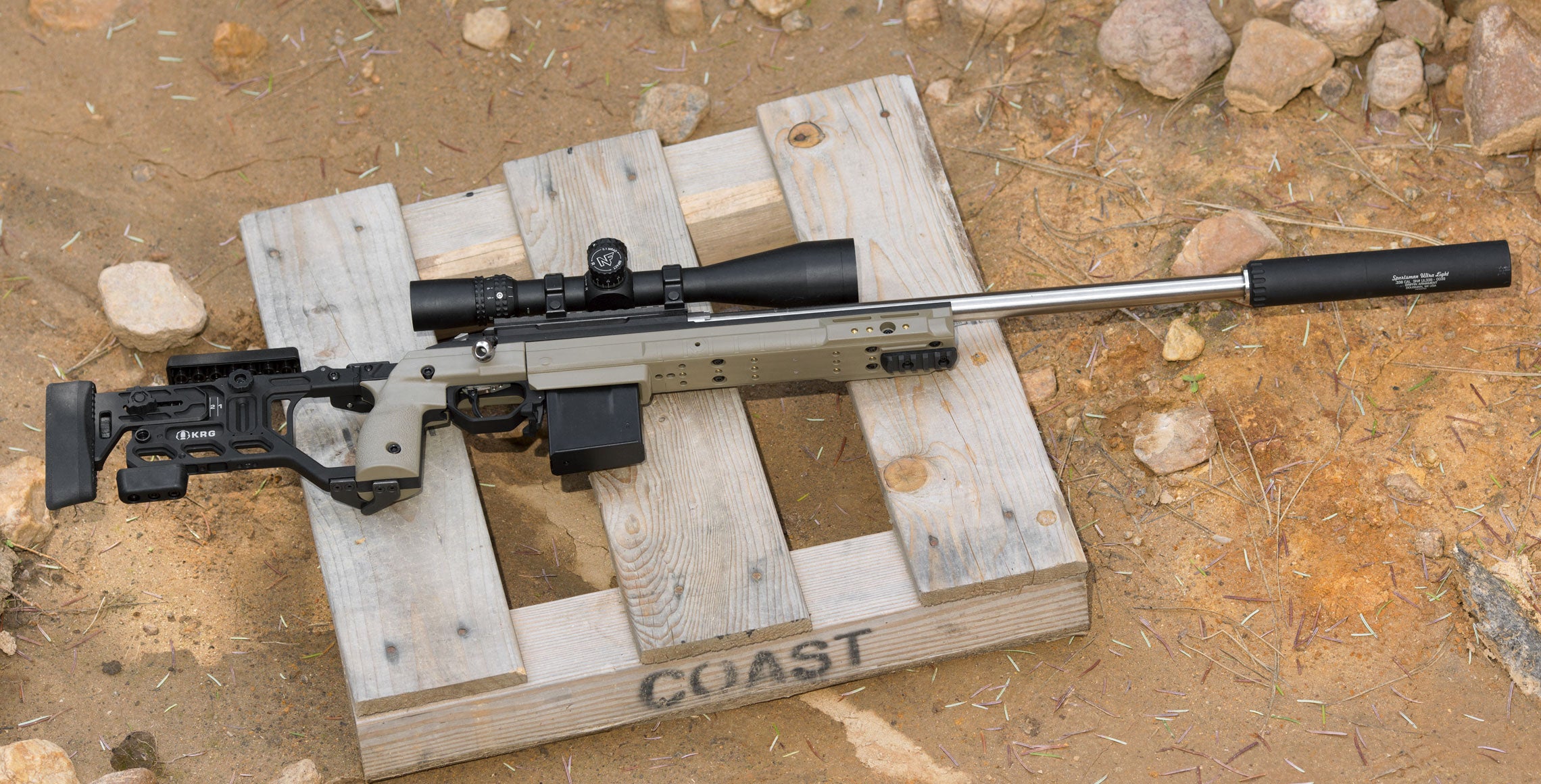 KRG, WHISKEY 3 CHASSIS, FIXED Remington 700 SA FDE