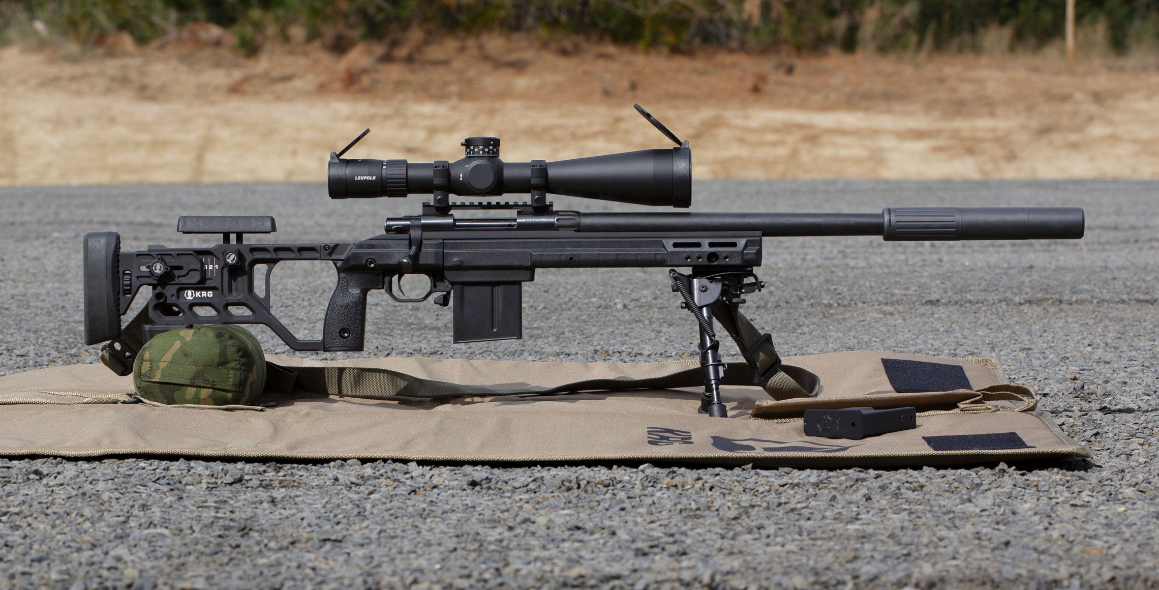 KRG, KRG WHISKEY-3 CHASSIS, FIXED Remington 700 SA BLACK;