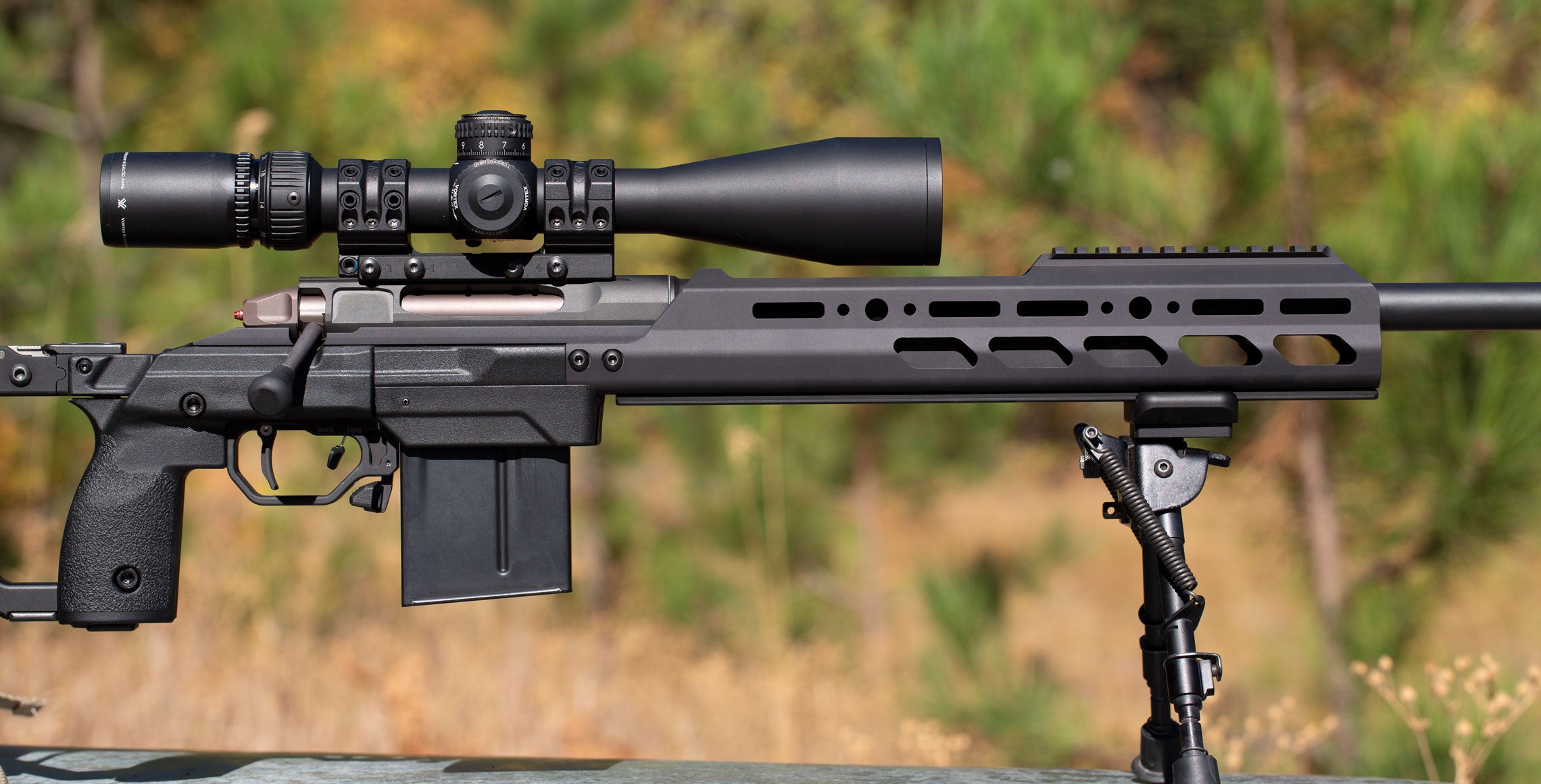 KRG, WHISKEY 3 CHASSIS, FIXED ENCLOSED Remington 700 SA BLACK