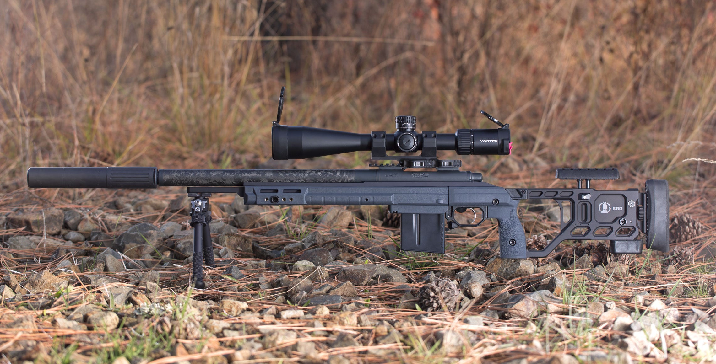 KRG WHISKEY 3 CHASSIS, FIXED Tikka  T3 SA GREY