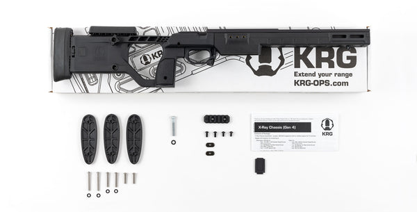 KRG, X-RAY CHASSIS, TIKKA T3 SA GREY - AICS MAG ONLY