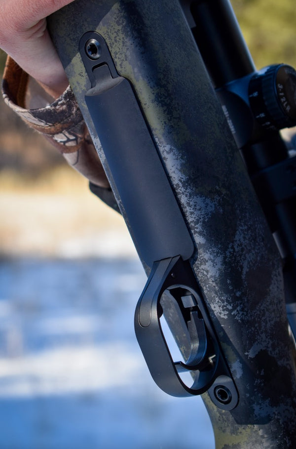 Hawkins-  Oberndorf Bottom Metal - LA - Extended Box - Black Anodized