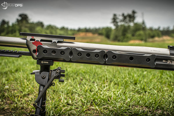 Gray Ops M- Lok External Weights-Full Kit 4Short-2LONG