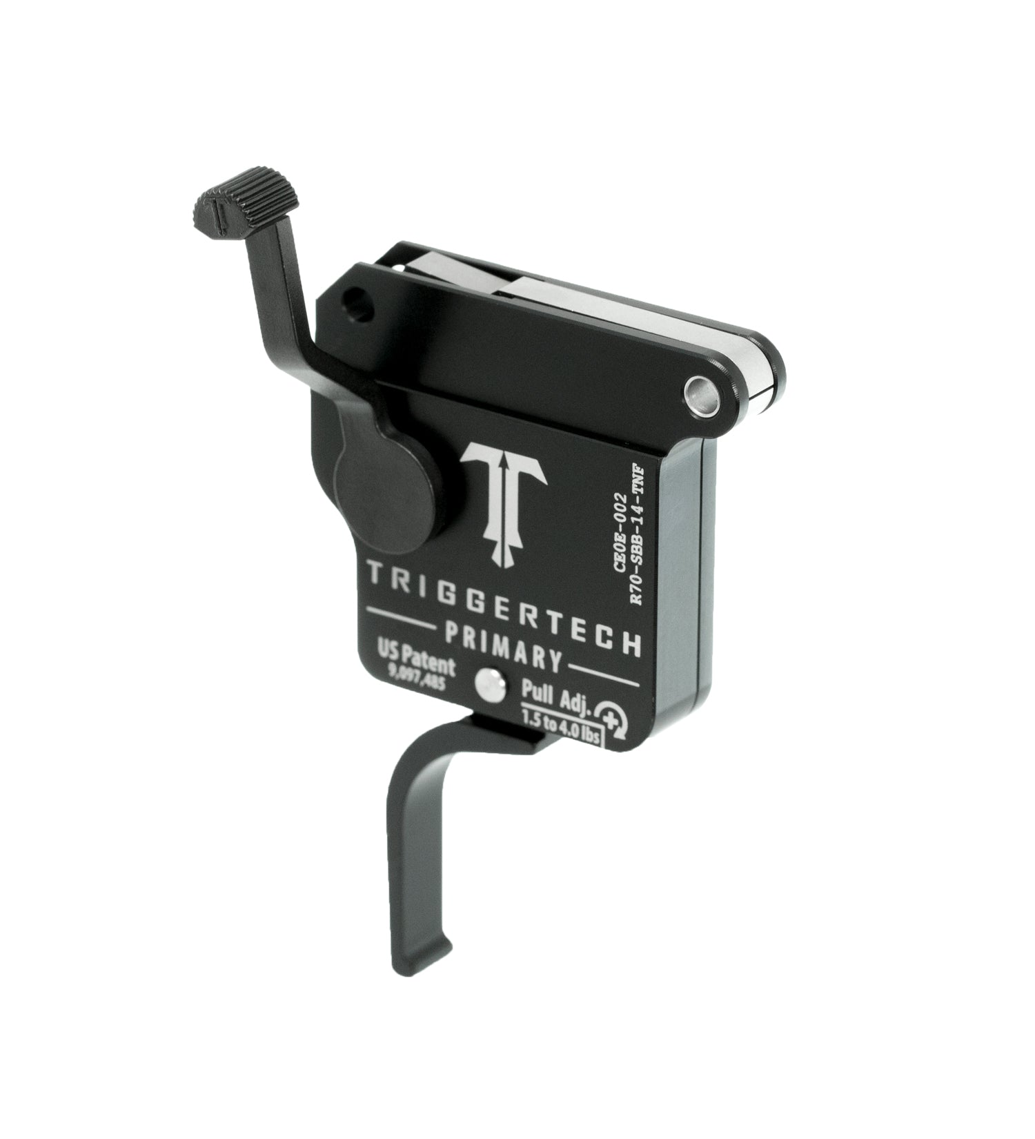 Triggertech Primary Flat BLK Top Safety rem 700 s/stage