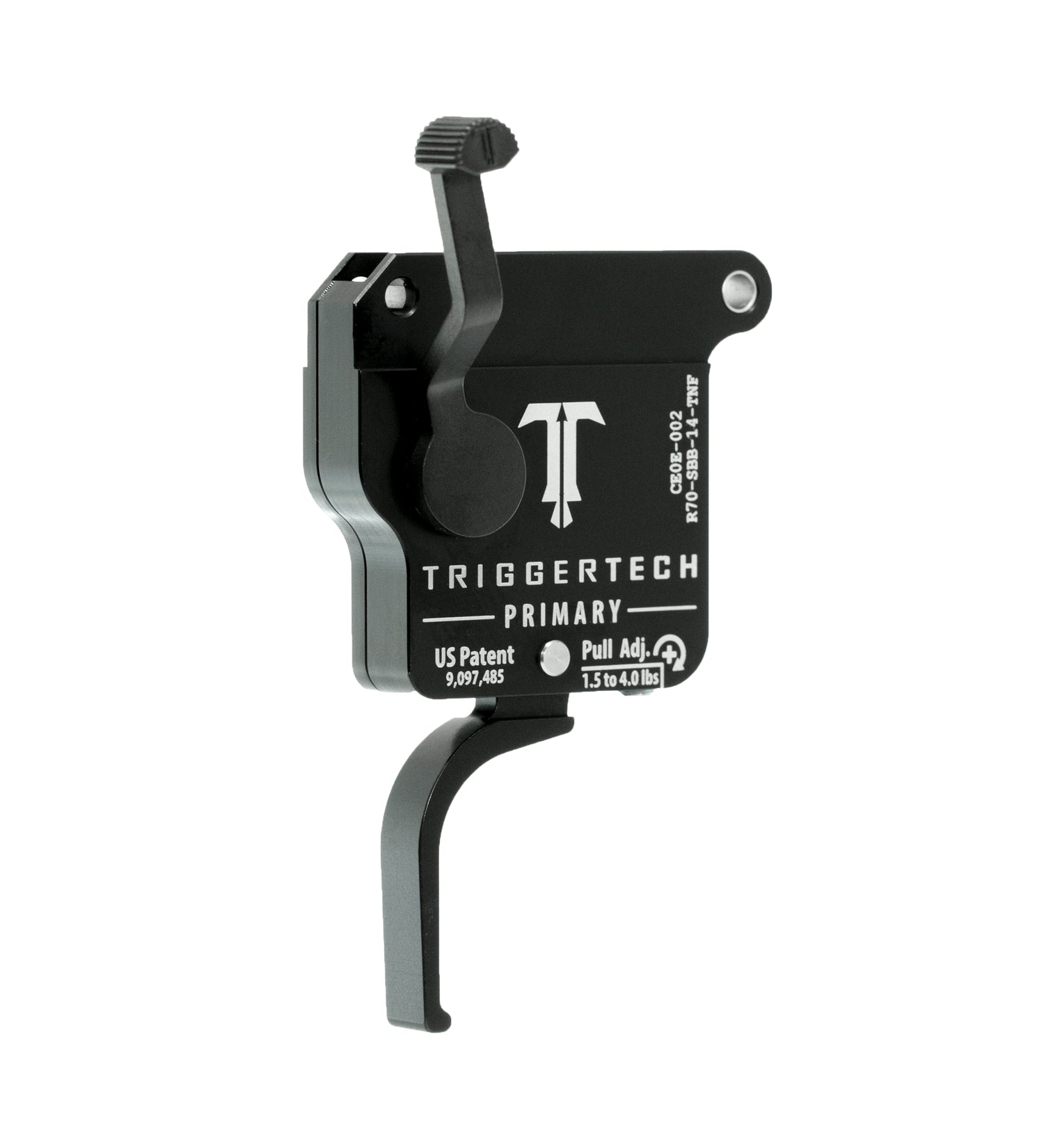 Triggertech Primary Flat BLK Top Safety rem 700 s/stage
