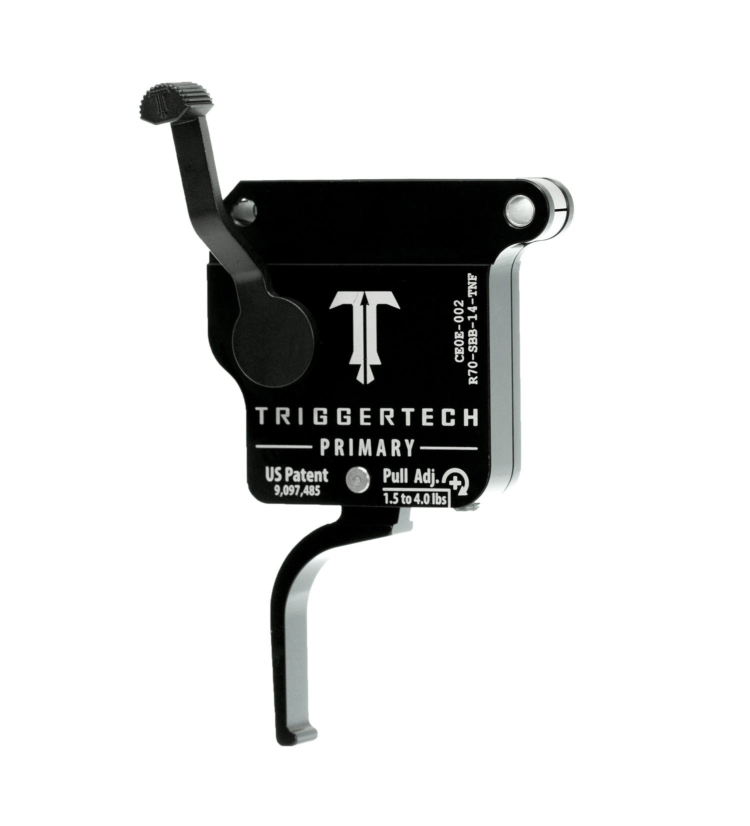 Triggertech Primary Flat BLK Top Safety rem 700 s/stage